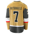 Custom #7 Gold VGK Hockey Shirt Top