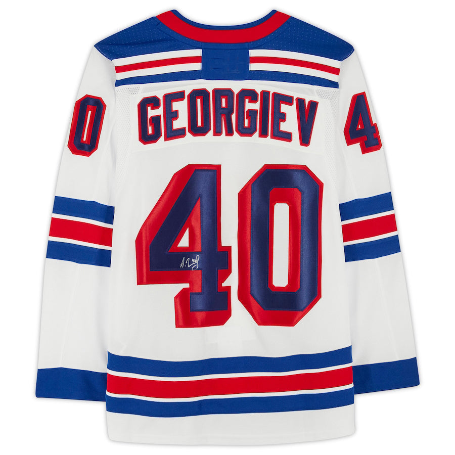 Custom #40 White Hockey Shirt Top