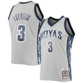 Custom #3 Gray 1995 Throwback College Shirt Top