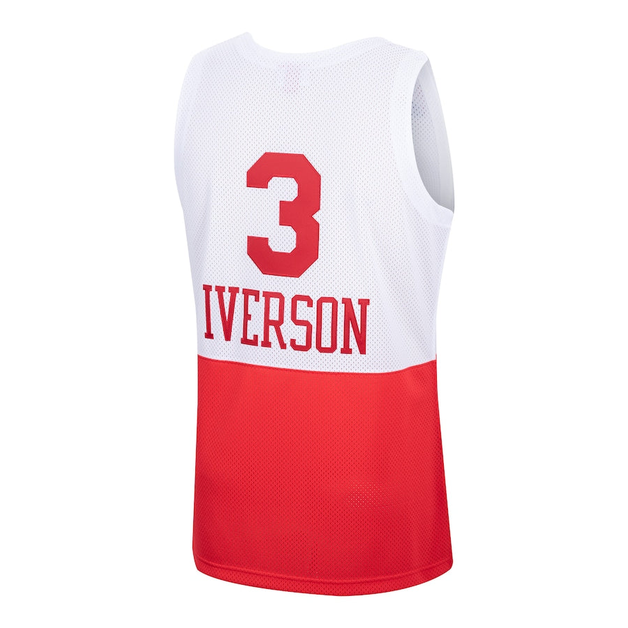 Custom #3 White PHI Basketball Shirt Top