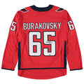 Custom #65 Red WSH Hockey Shirt Top