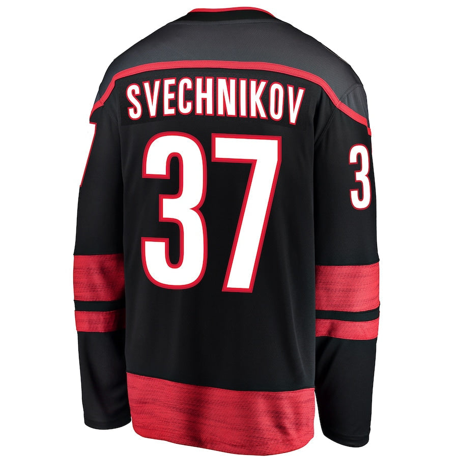 Custom #37 Black CAR Hockey Shirt Top