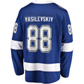 Custom #88 Blue 2022 Stanley Cup TBL Hockey Shirt Top