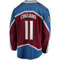 Custom #11 Burgundy COL Hockey Shirt Top
