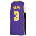 Custom #3 Purple 2020 LAL Basketball Shirt Top