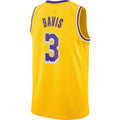 Custom #3 Gold 2020 LAL Basketball Shirt Top
