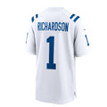 Custom #1 White 2023 IND Football Shirt Top