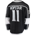 Custom #11 Black LAK Hockey Shirt Top