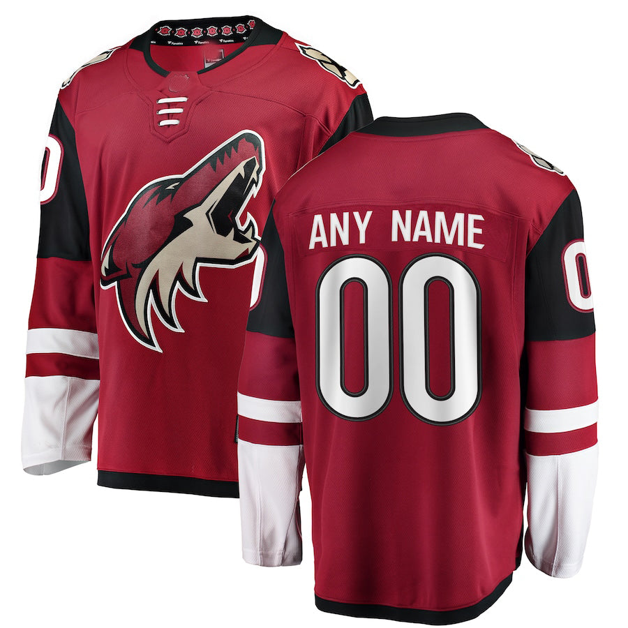 Custom Red Hockey Shirt Top