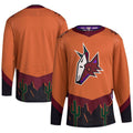 Custom Burnt Orange Retro Hockey Shirt Top