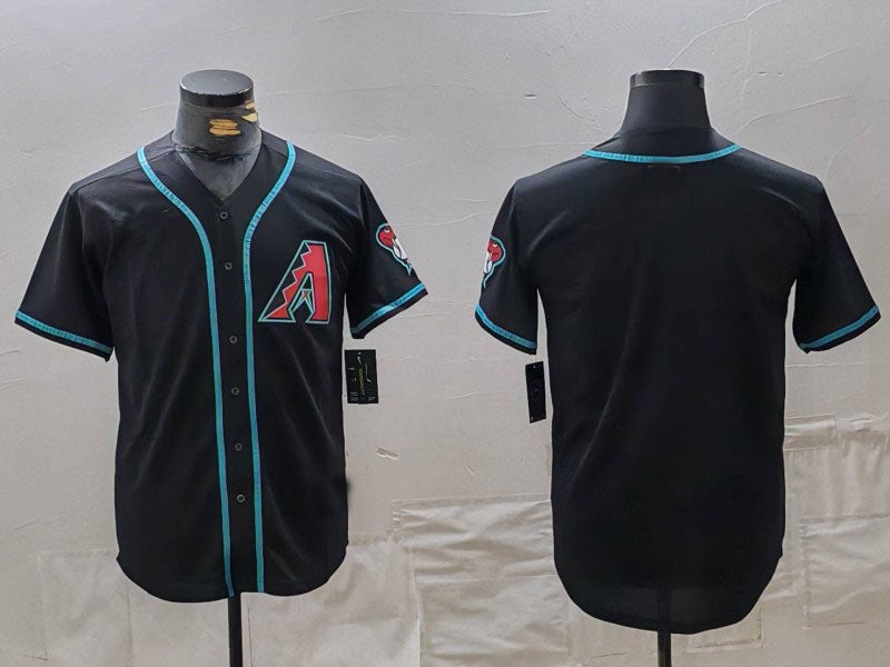 Custom Black ARI Baseball Shirt Top