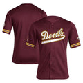 Custom Maroon Retro Baseball Shirt Top