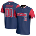 Custom Navy College Shirt Top