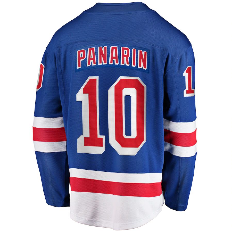 Custom #10 Blue Hockey Shirt Top