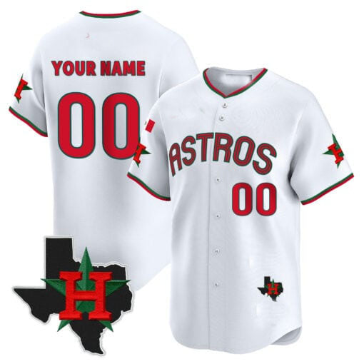 Custom HOU Baseball Shirt Top