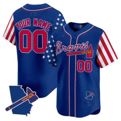 Custom 2024 ATL Baseball Shirt Top
