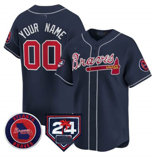 Custom 2024 ATL Baseball Shirt Top