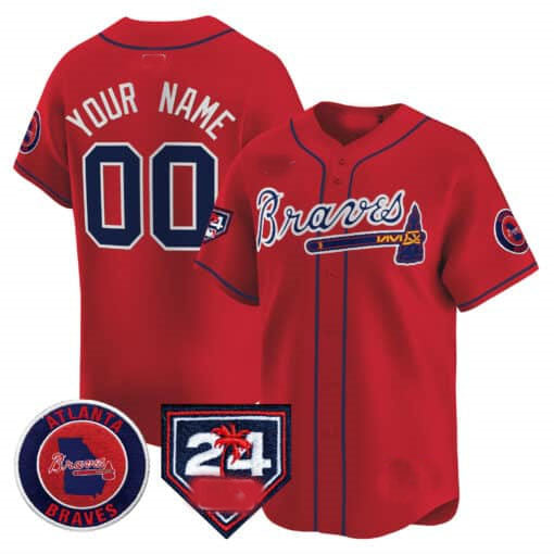 Custom 2024 ATL Baseball Shirt Top