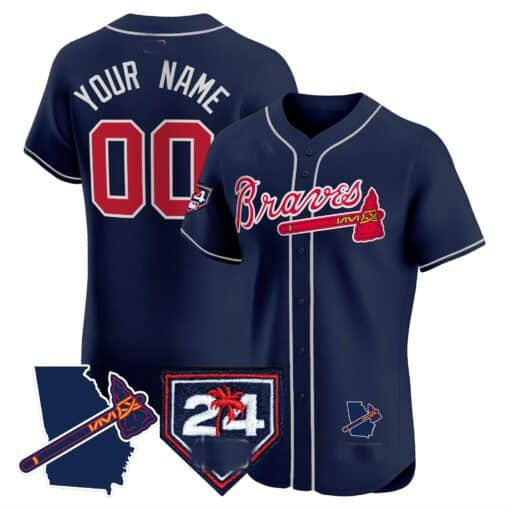 Custom 2024 ATL Baseball Shirt Top