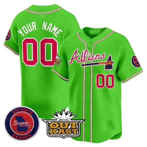 Custom ATL Baseball Shirt Top