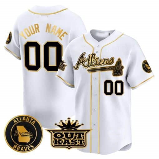 Custom ATL Baseball Shirt Top
