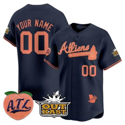 Custom ATL Baseball Shirt Top