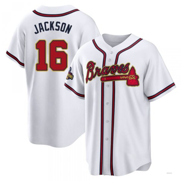 Custom #16 White 2022 ATL Baseball Shirt Top