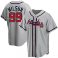 Custom #99 Gray ATL Baseball Shirt Top