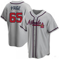 Custom #65 Gray ATL Baseball Shirt Top