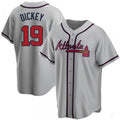 Custom #19 Gray ATL Baseball Shirt Top