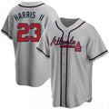 Custom #23 Gray ATL Baseball Shirt Top