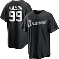 Custom #99 Black ATL Baseball Shirt Top