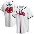 Custom #48 White ATL Baseball Shirt Top