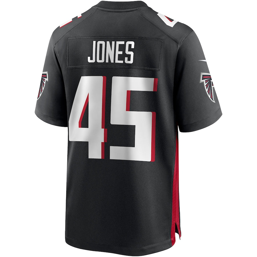 Custom #45 Black ATL Football Shirt Top