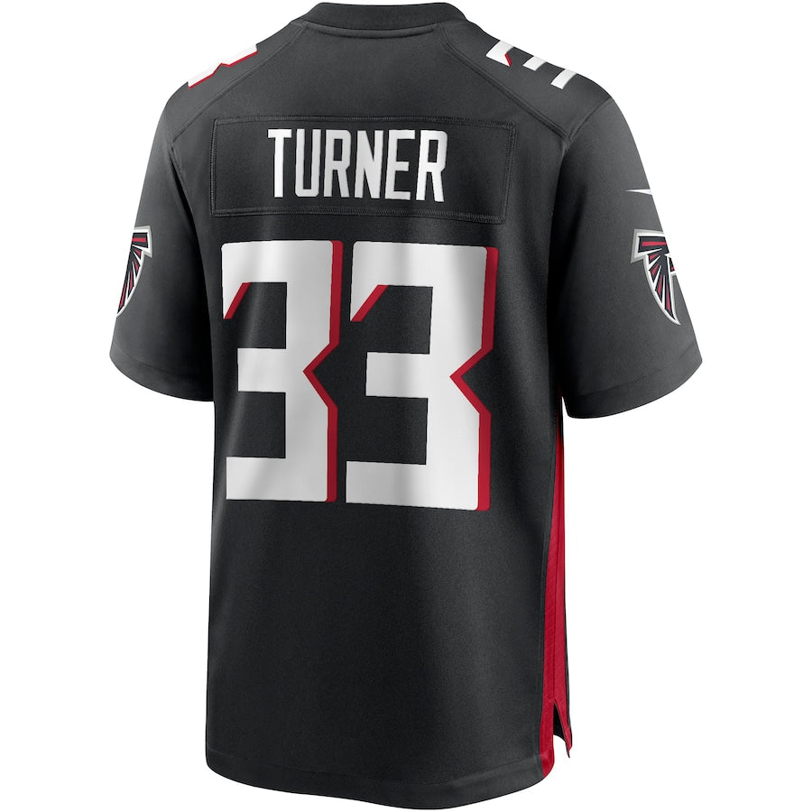 Custom #33 Black ATL Football Shirt Top