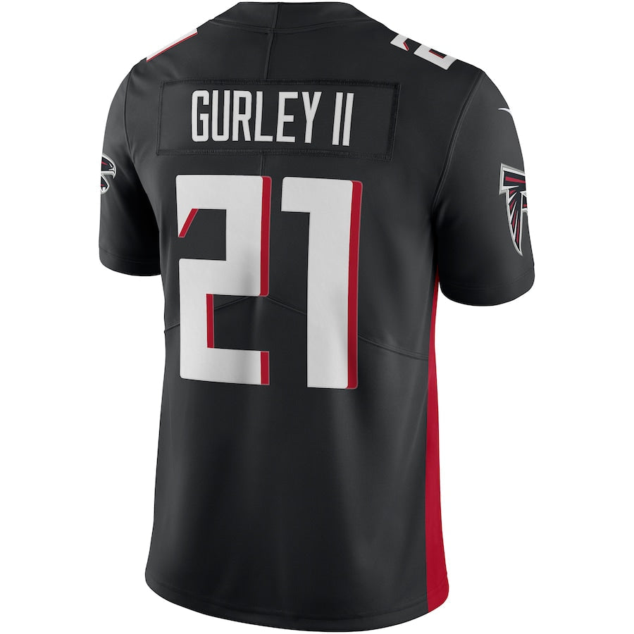Custom #21 Black ATL Football Shirt Top