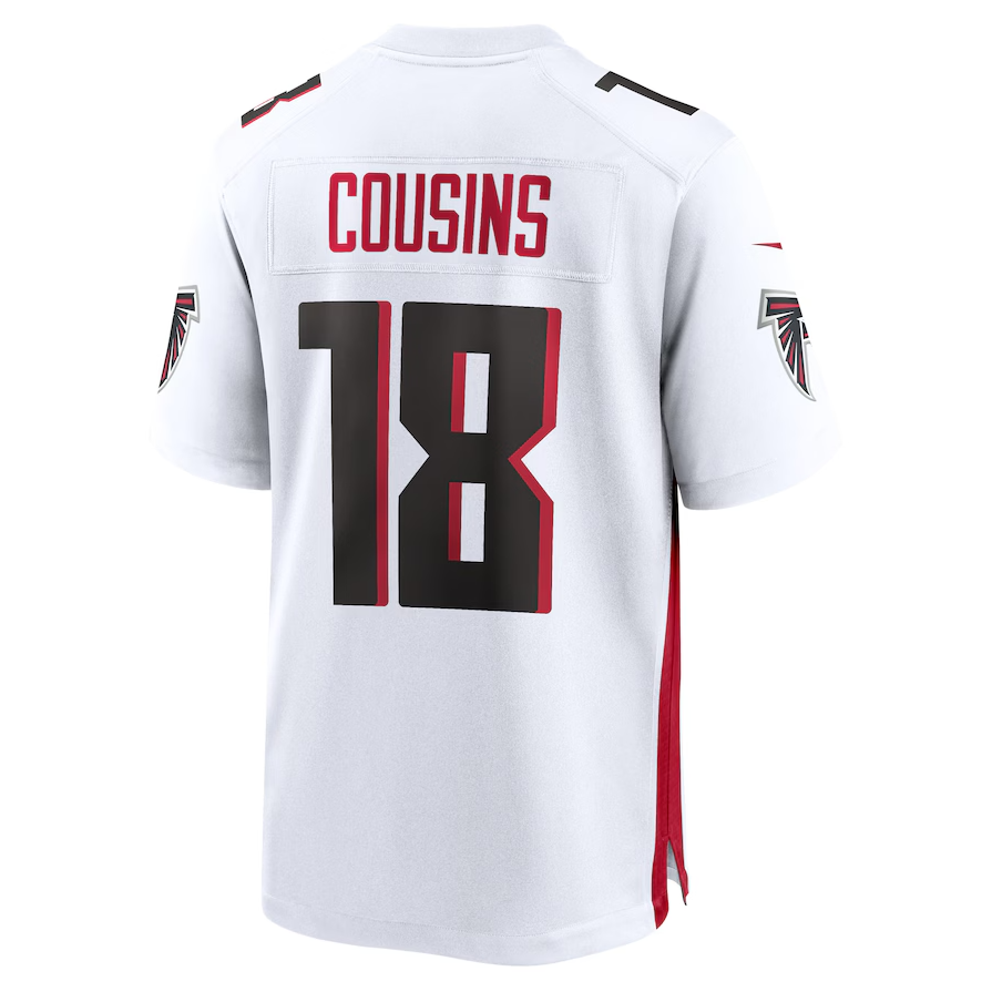 Custom #18 White ATL Football Shirt Top