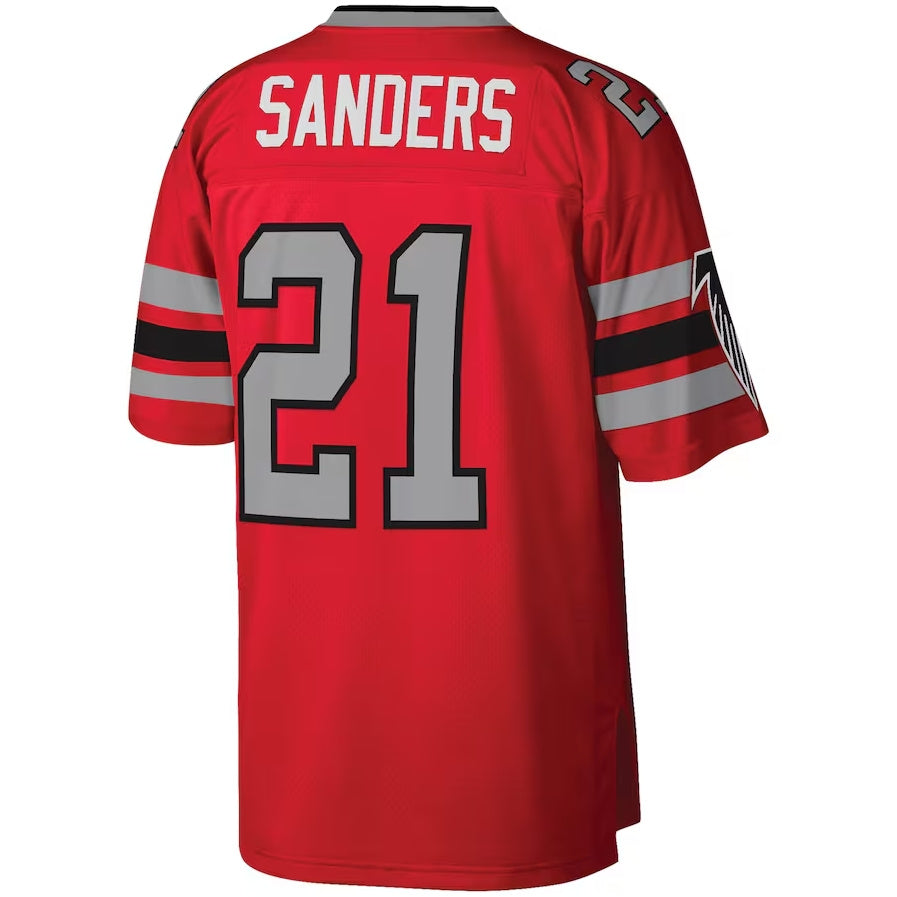 Custom #21 Red ATL Football Shirt Top