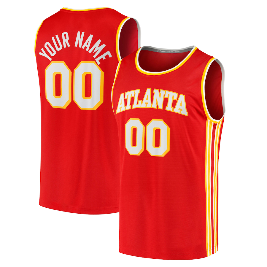 Custom Red 2020 Basketball Shirt Top