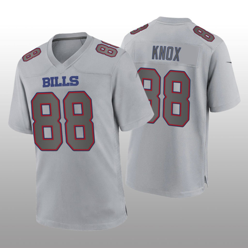 Custom #88 Gray BUF Football Shirt Top