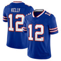 Custom #12 1990 BUF Football Shirt Top