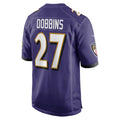 Custom #27 Purple BAL Football Shirt Top
