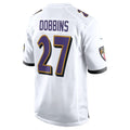 Custom #27 White BAL Football Shirt Top