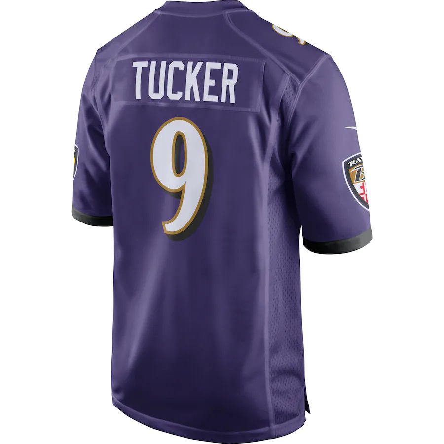 Custom #9 Purple BAL Football Shirt Top