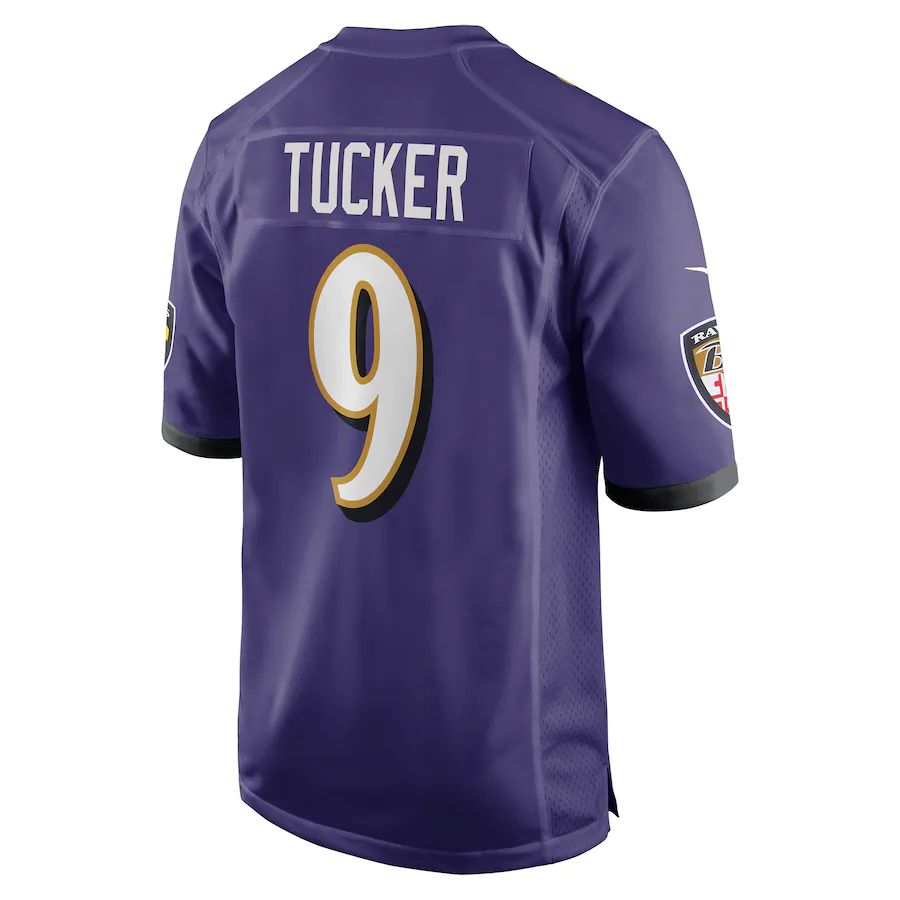 Custom #9 Purple BAL Football Shirt Top