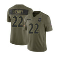 Custom #22 Olive 2025 BAL Football Shirt Top