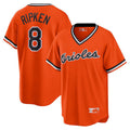 Custom #8 Orange BAL Baseball Shirt Top