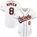 Custom #8 White BAL Baseball Shirt Top