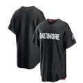 Custom Black 2023 City Connect BAL Baseball Shirt Top