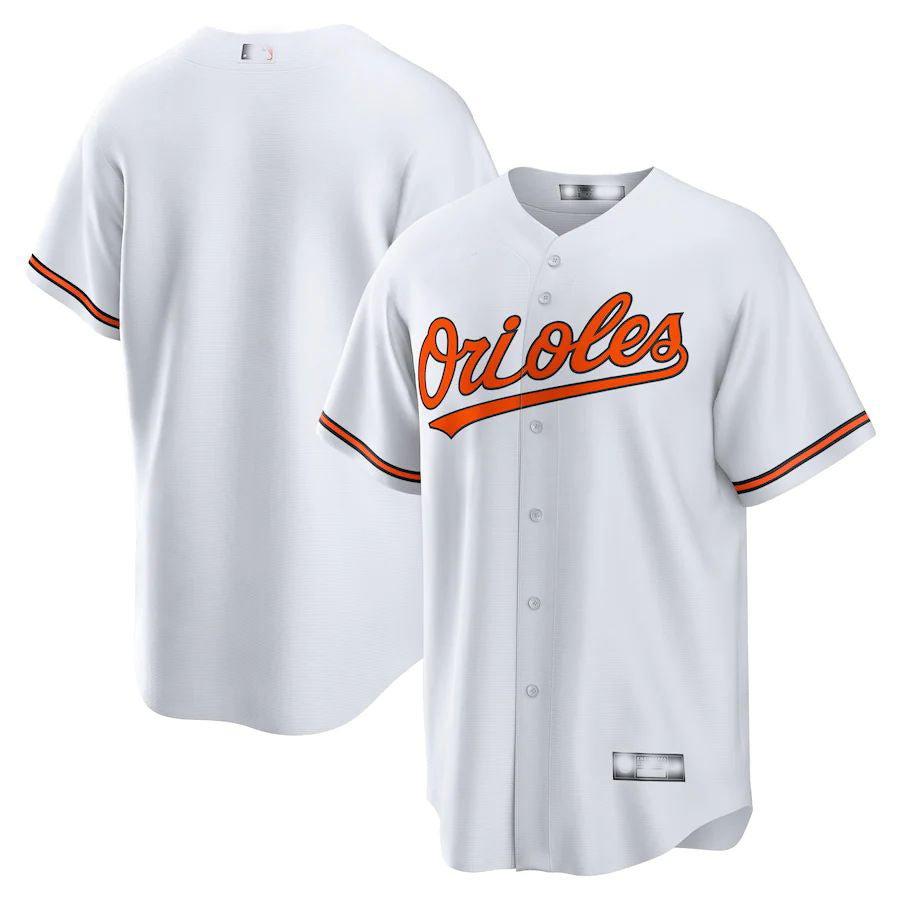 Custom White BAL Baseball Shirt Top